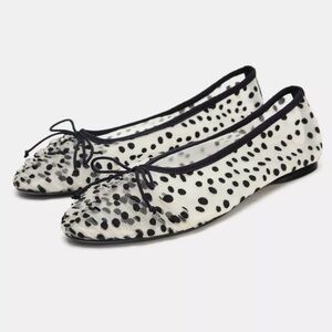 ZARA Polka Dot Ballet Flats